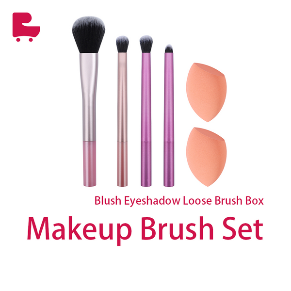 Blush Eyeshadow Loose Brush Box Beauty Blender Set Makeup Brush Set