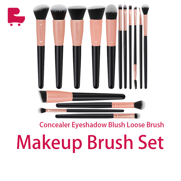 Concealer Eyeshadow Blush Loose Brush Makeup Set 15 Makeup Brush