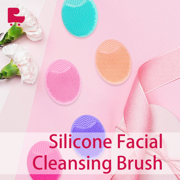 Silicone Facial Cleansing Brush - Four Piece Set
